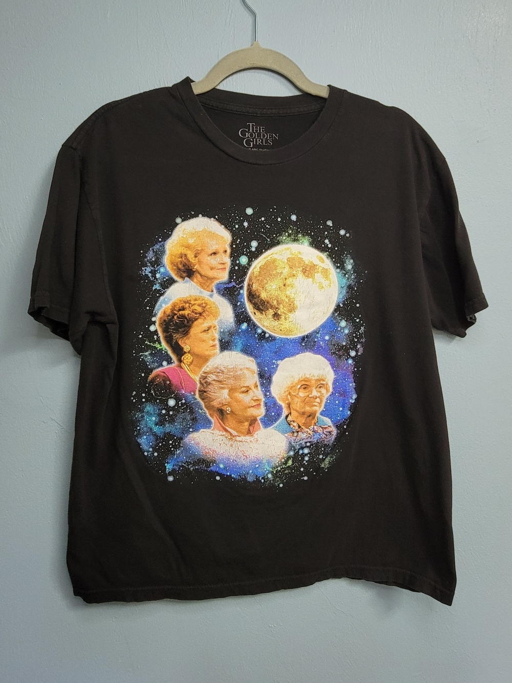 Officially Licensed The Golden Girls Universe Moon Graphic T-shirt - Size Large